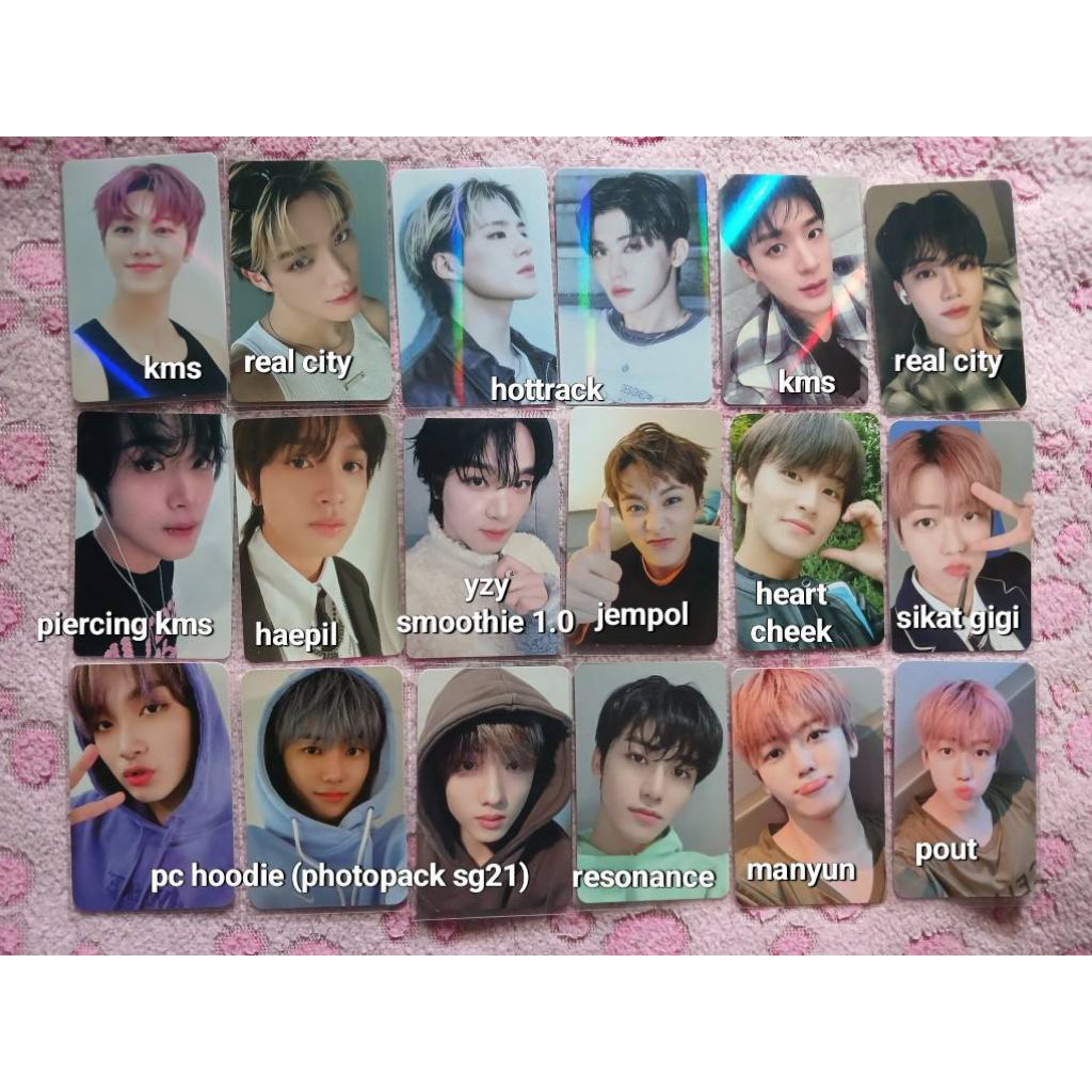 READY AAB PC NCT DREAM JENO KUTANG REAL CITY JAEMIN KUTANG HAECHAN PIERCING HAEPIL HAECHAN PILEK  JA