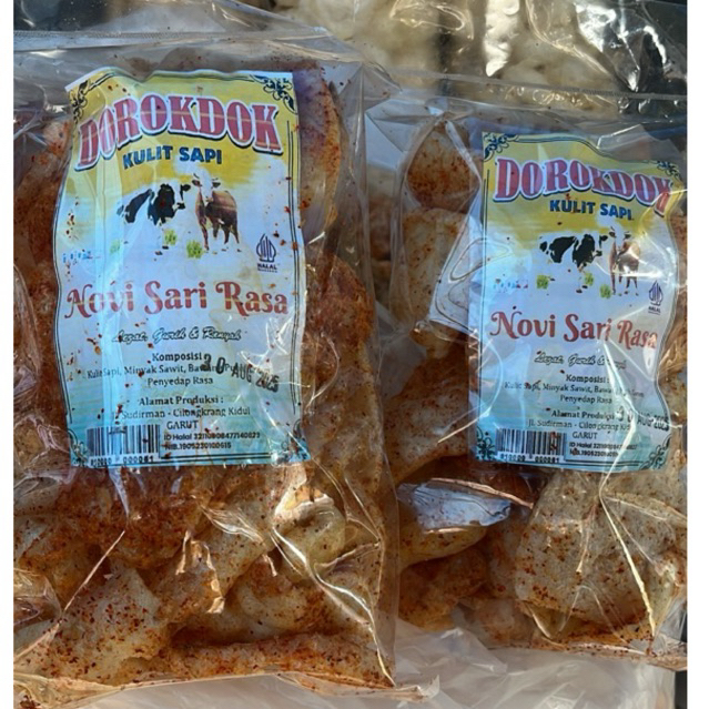 

Dorokdok Pedas Kerupuk kulit Asli Garut Gurih