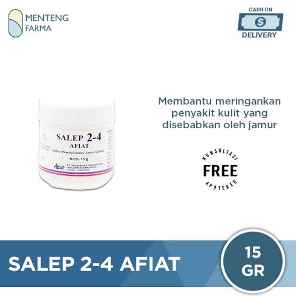 SALEP 2-4 AFIAT 15 GRAM / SALEP UNTUK KULIT GATAL JAMUR 15 GR