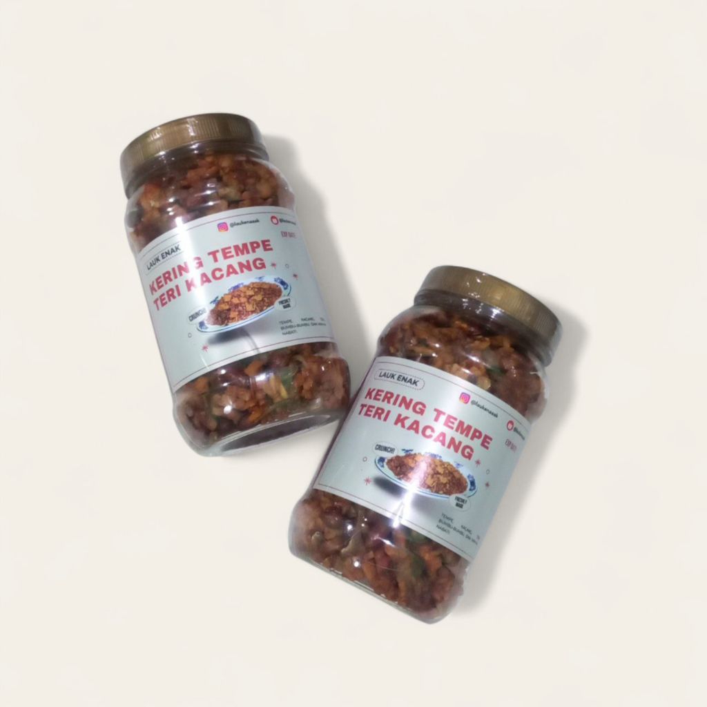 

Kering Tempe Teri Kacang LAUK ENAK 165gr