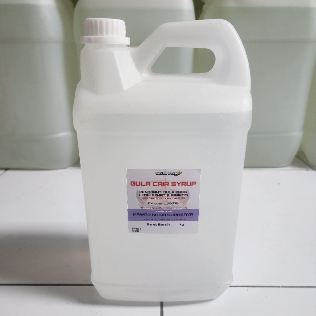 

Gula Cair Jagung Fructose Syrup ( Kemasan Jerigen 4 kg, 5 kg, 6 kg, 7 kg )