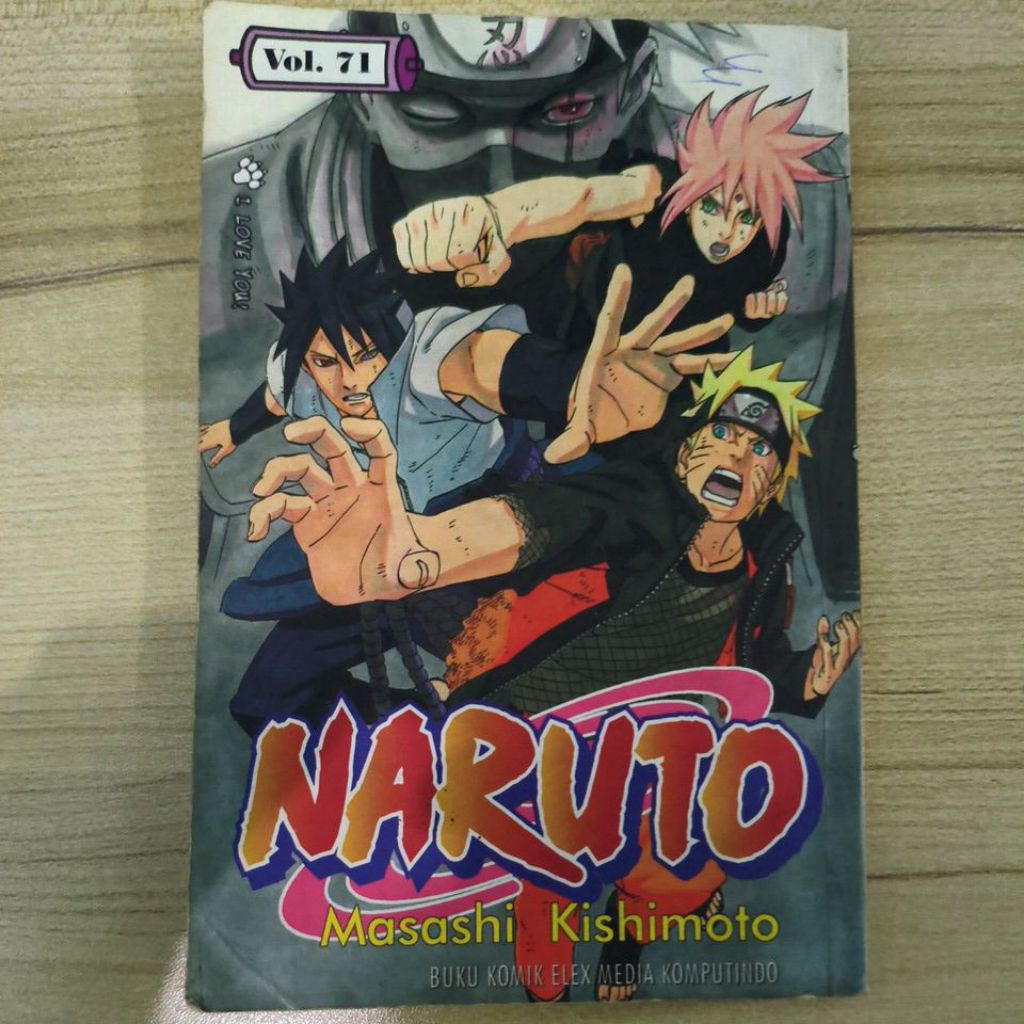 Komik Naruto Vol 71 Original Bekas