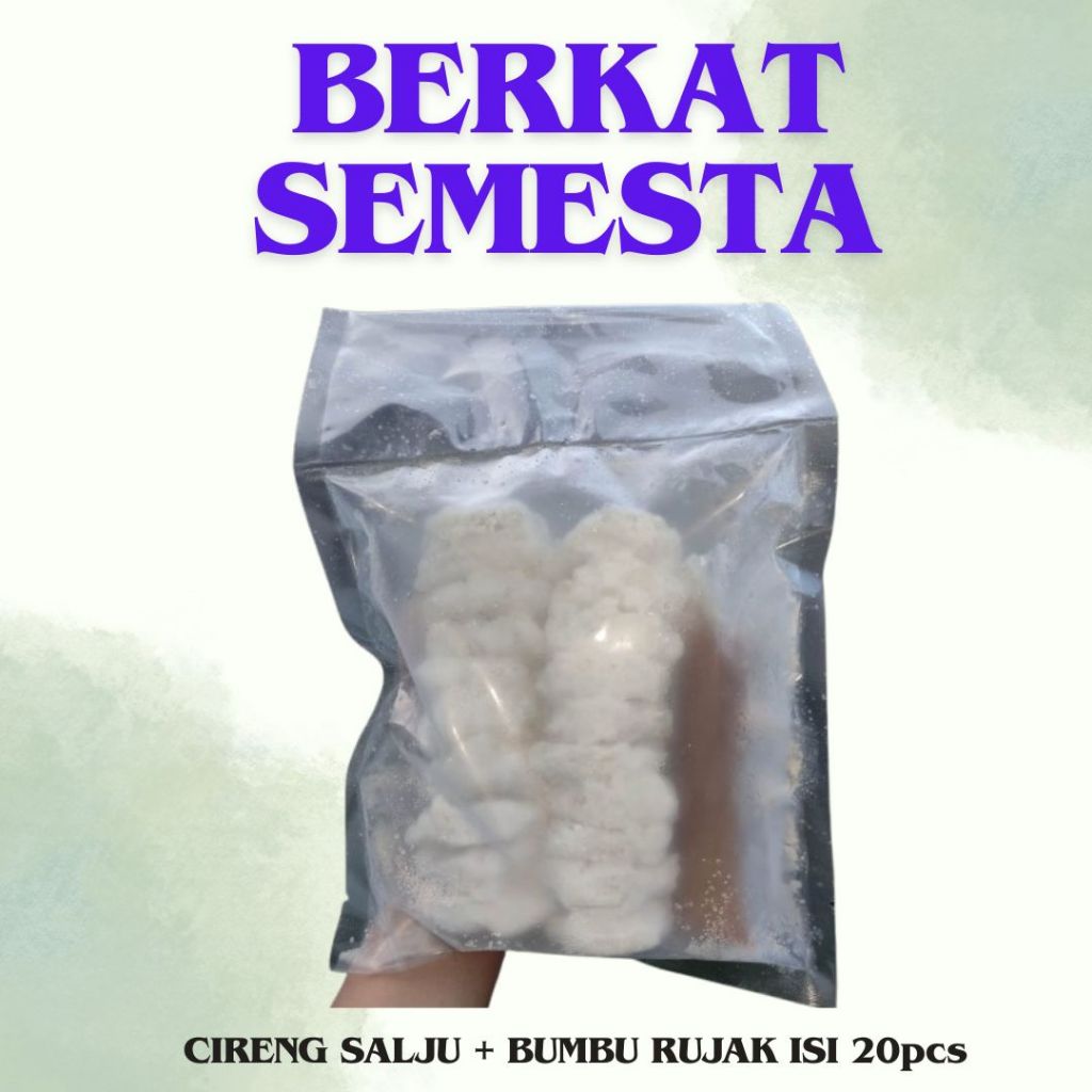 

CIRENG SALJU + BUMBU RUJAK ISI 20pcs