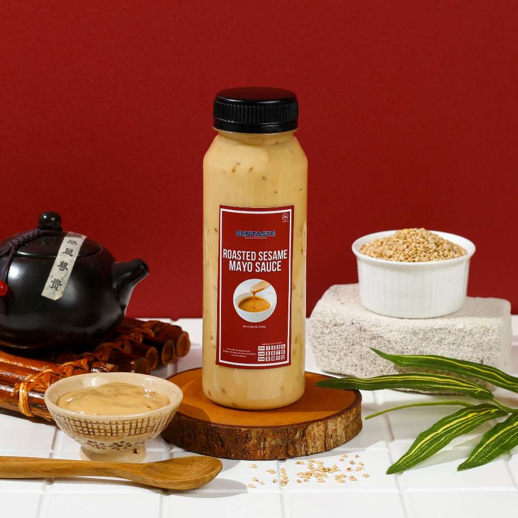 

Roasted Sesame Mayo Sauce Sentaste 250gr - Saus Kacang Wijen Panggang