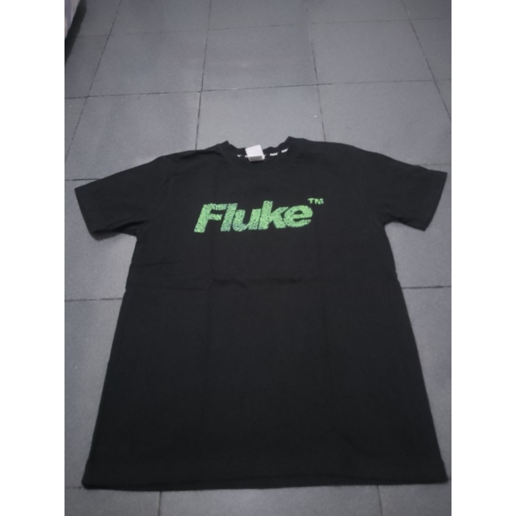 kaos fluke original second bekas