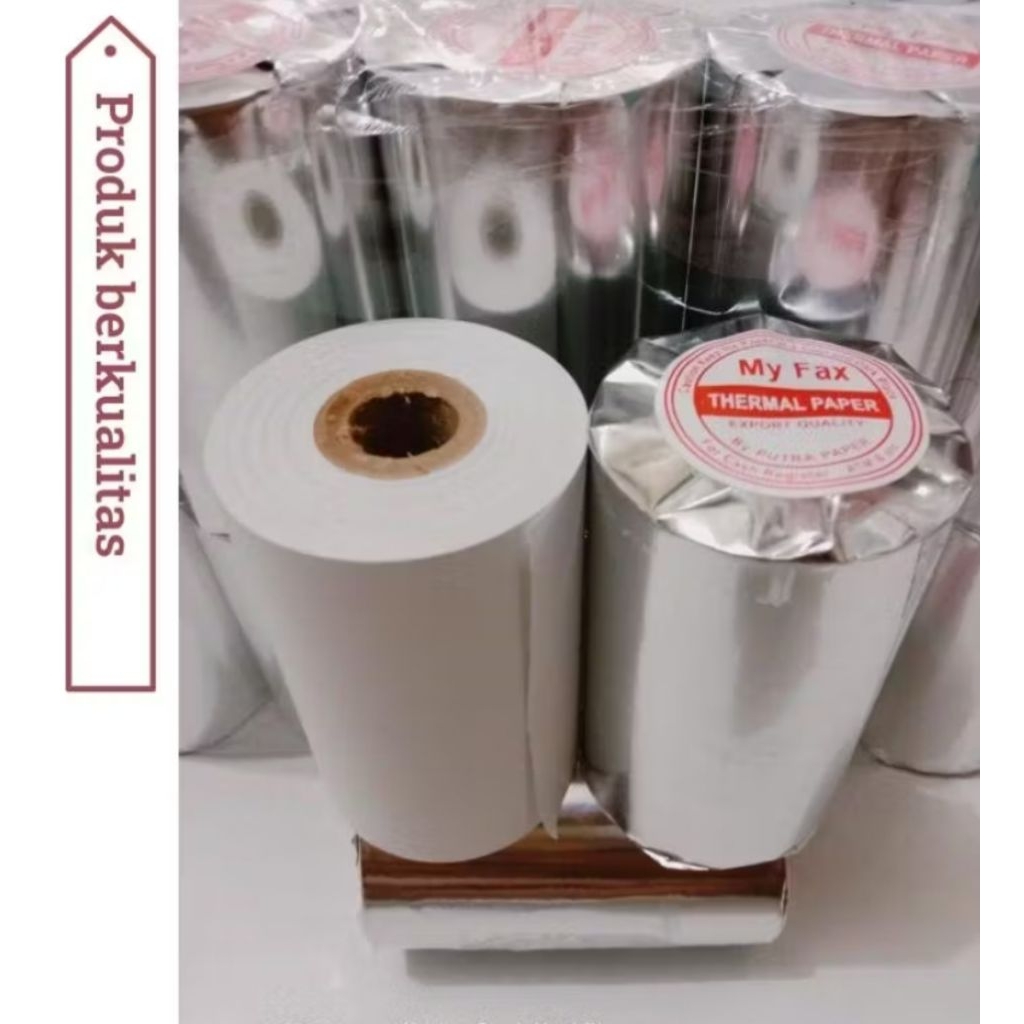 

Kertas Struk kasir Thermal 80x50 paket 10 roll