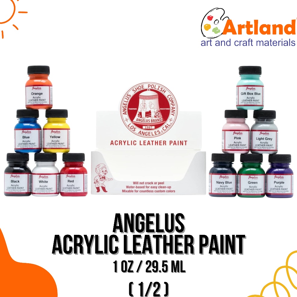 

KODE I77V Angelus Acrylic Leather Paint 1oz Cat Kulit Cat Sepatu Cat Tas 12