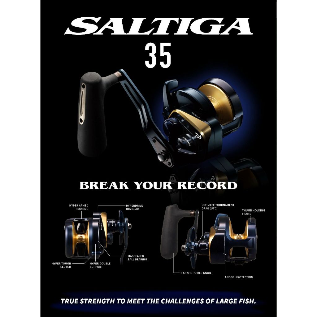 REEL OH NEW DAIWA 2025 SALTIGA 35 TERBARU