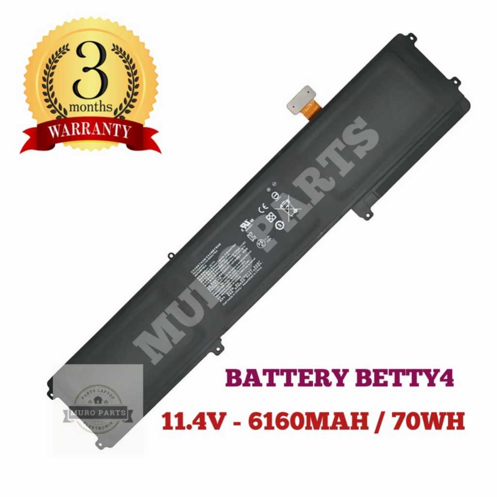 BATTERY LAPTOP RAZER BLADE 14 14" 2016 V2 GTX1060 GTX 1060 RZ09-0195 RZ09-0165 RZ09-01652E21 RZ09-01