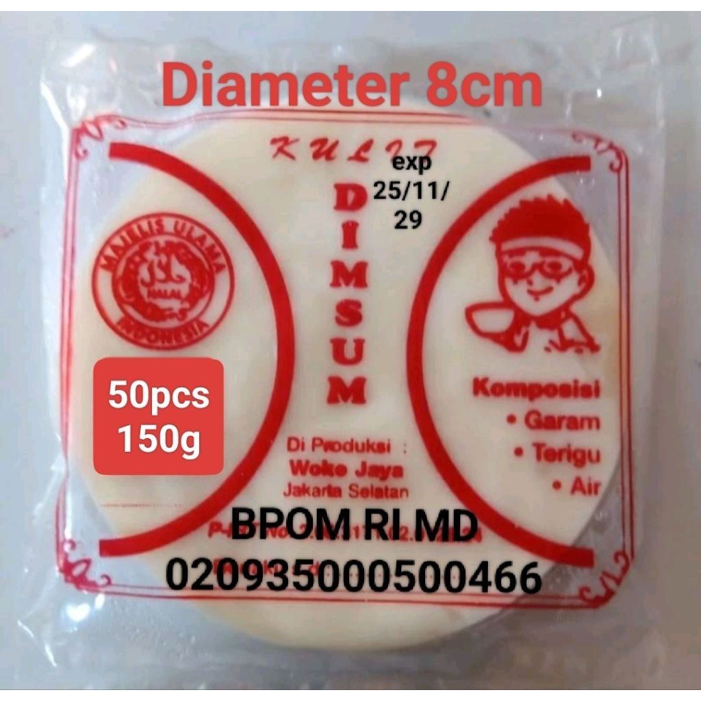 

Kulit Dinsum Woko Jaya diameter 8cm isi50