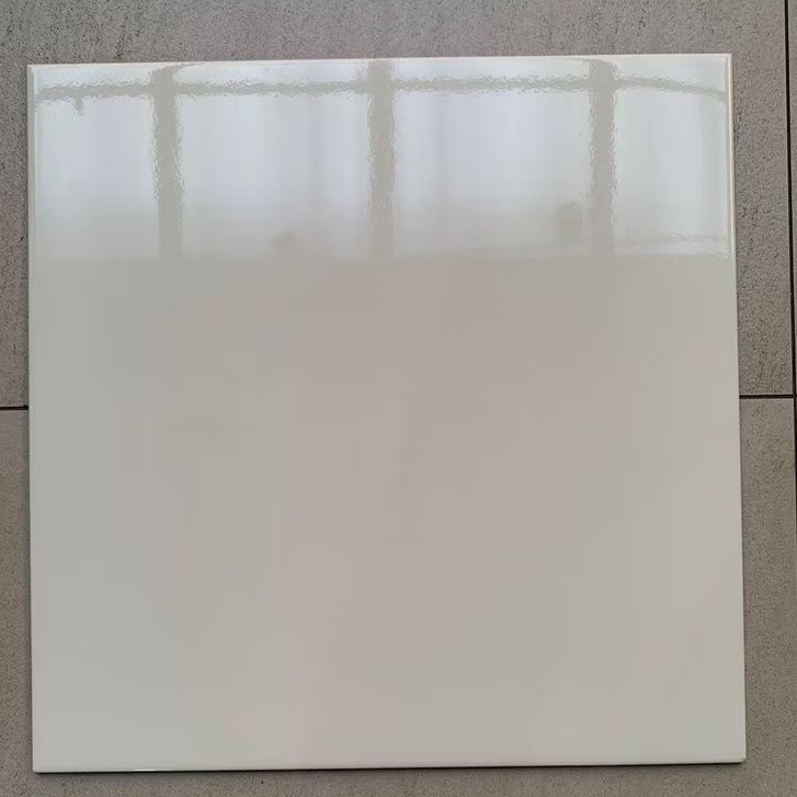 keramik 50x50 lantai glossy cream polos solid ivory