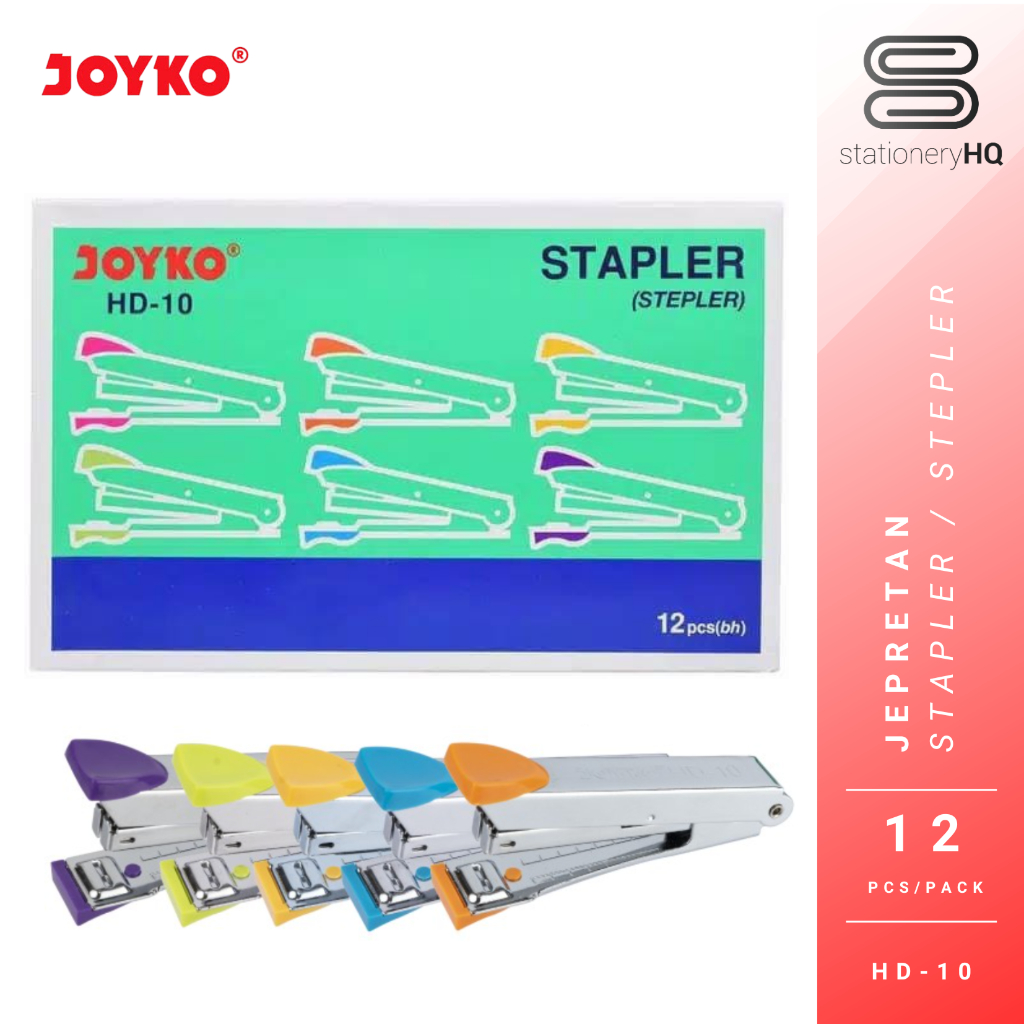 

(12 Pcs) Stapler / Stepler / Jepretan Joyko HD-10
