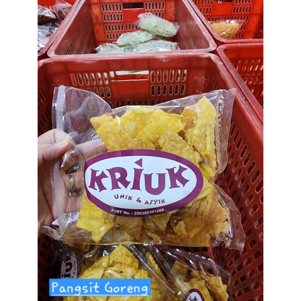 

Cemilan kue Snack Kriuk Kemasan