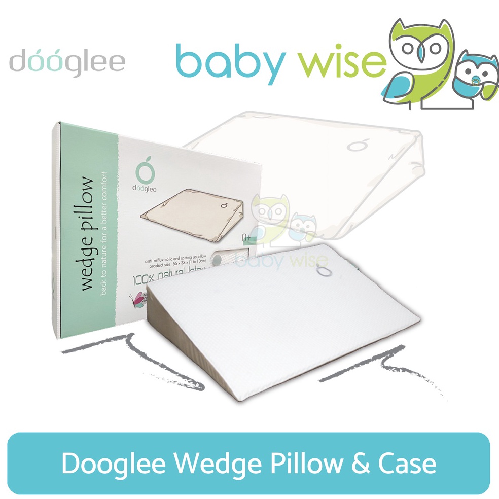 KODE Q5R Dooglee Wedge Pillow  Case Anti Muntah Bayi