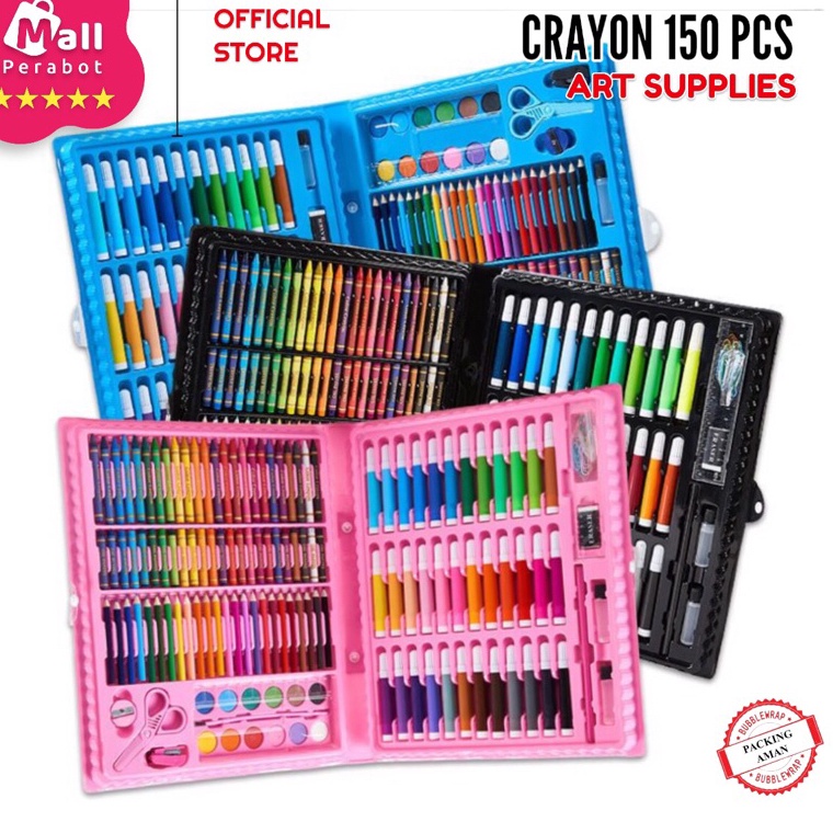 

KODE V82Q Mall Perabot AFF Crayon Warna Anak Set 15 Pcs Art Full Set Krayon Mewarnai Anak Pensil Warna Perlengkapan Mewarnai Lukis