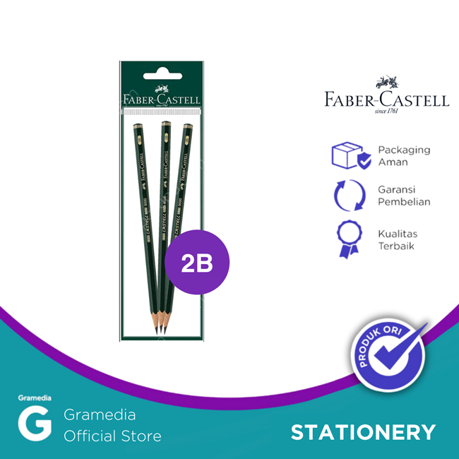 

Gramedia Cirebon - FABER PENCIL 9000 2B SET 3 119043
