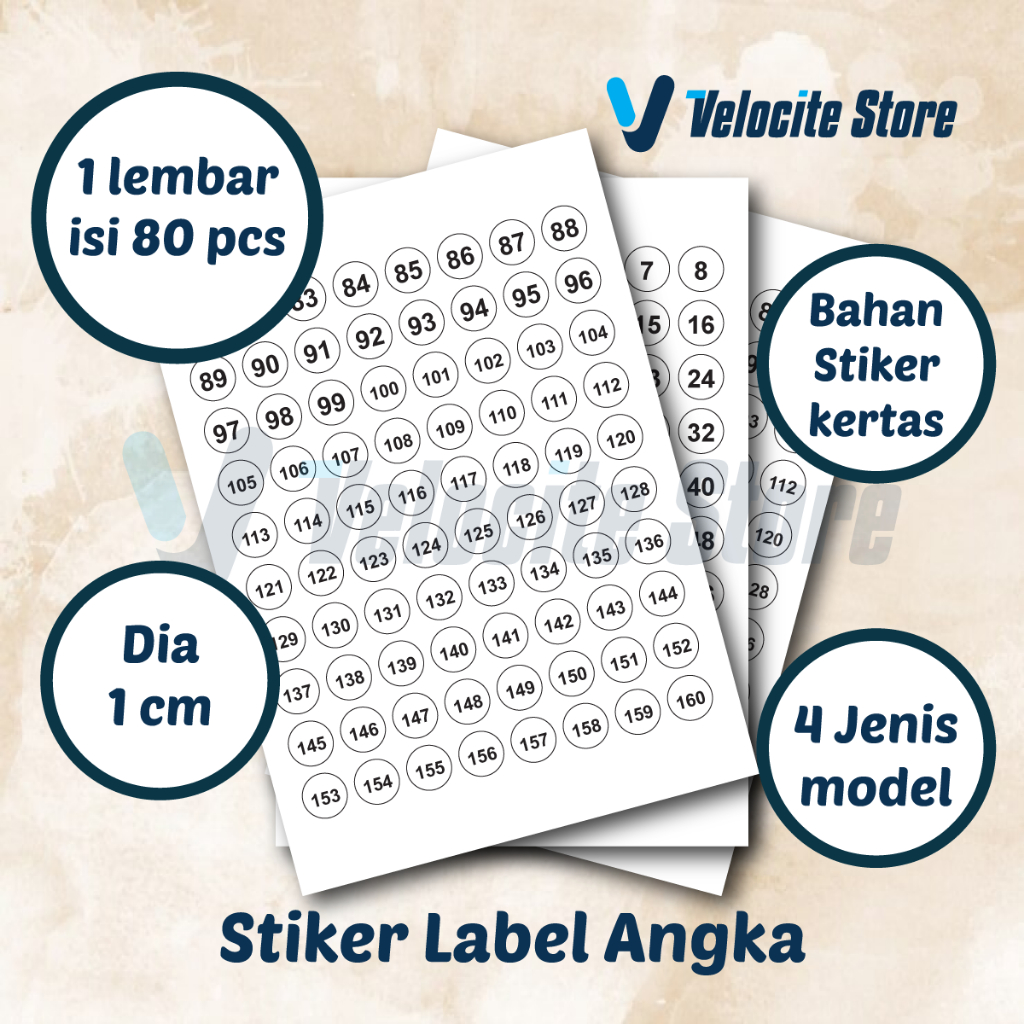 

Stiker Tempelan Ukuran Baju Size Angka (80 pcs)