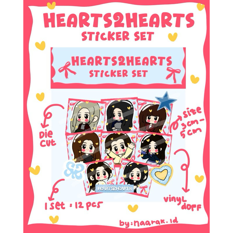 

STICKER SET HEARTS2HEARTS VERSION