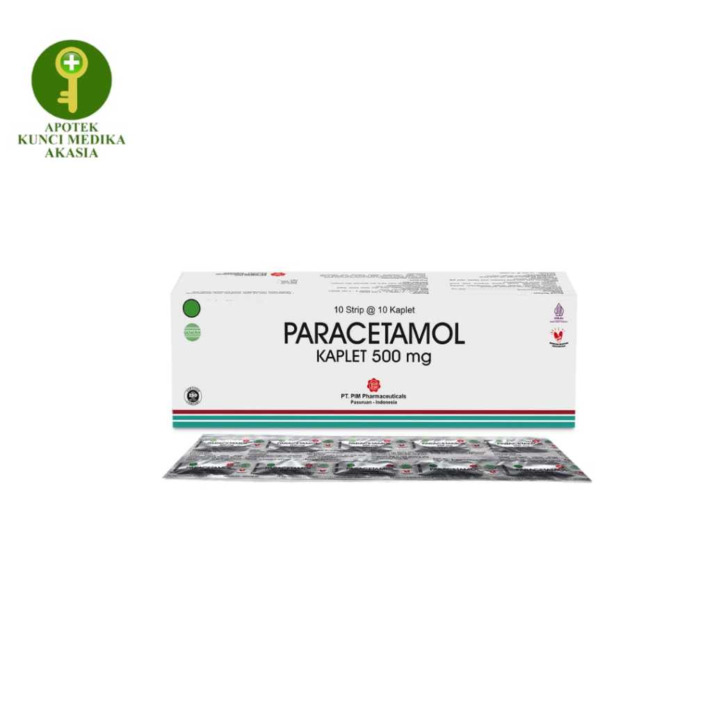 Paracetamol 500 Mg Strip 10 Kaplet / Paracetamol