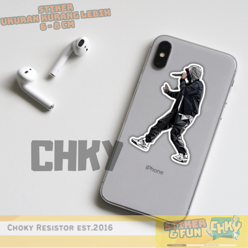 

Stiker Sticker Vinyl Laminasi EMINEM