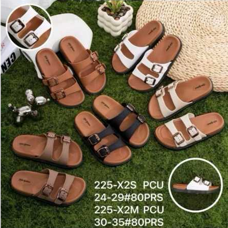 Sandal Anak Cewek Kids Balance NO 225 Gesper Tali Dua | Sandal Kekinian