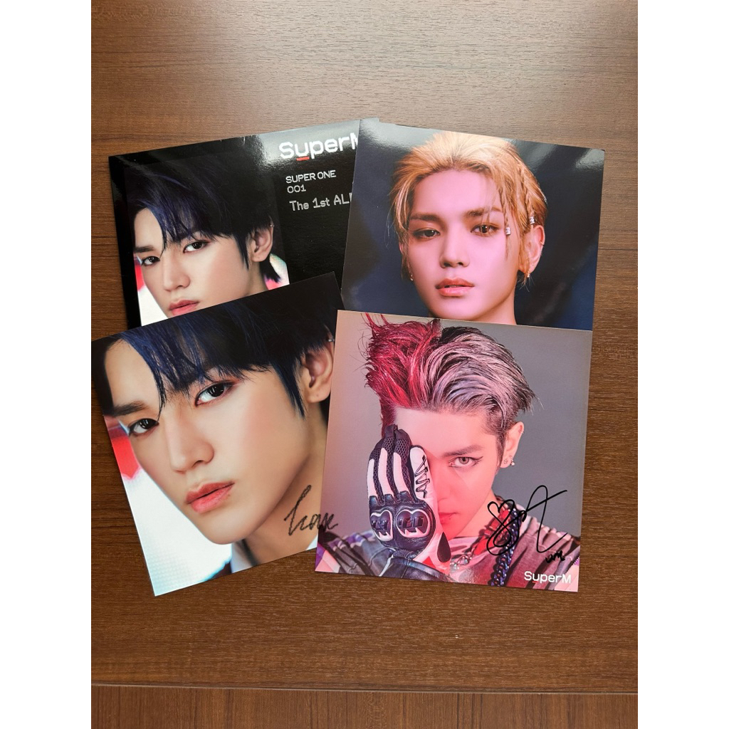LP POSTER TAEYONG SUPERM SIGNED FULLSET | Taeyong NCT 127