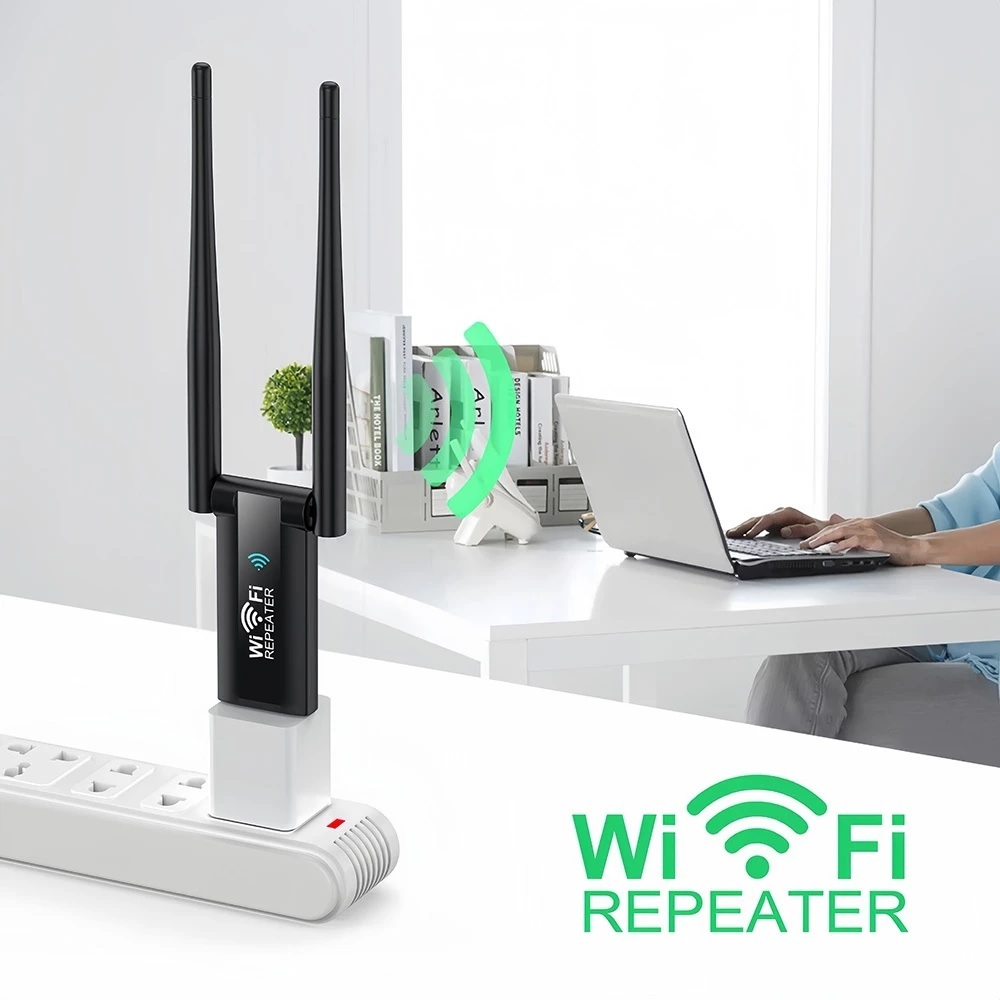 300Mbps 2.4GHz USB Wireless WiFi Repeater Extender Router WiFi Signal Amplifier Booster Long Range -