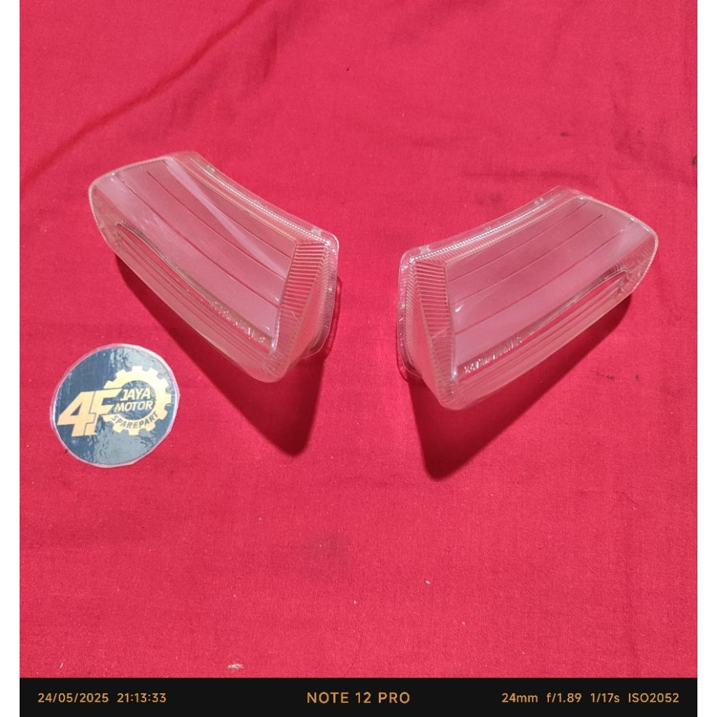 mika kaca lampu sen depan mio gear