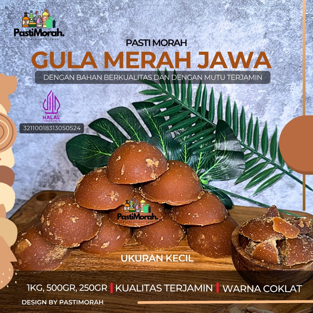 

Gula Merah Batok 1kg HALAL Gula Jawa Batok 1kg, 500gr, 250gr Bukan Gula Aren/Gula Kawung