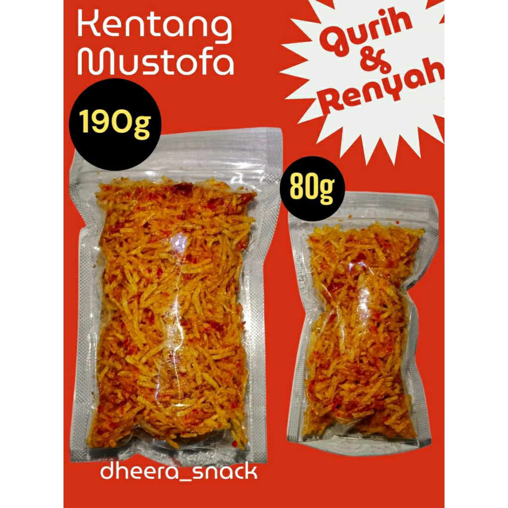 

Kentang Mustofa 80 Gram,175 Gram|Kentang Pedes Manis|Kentang Kering
