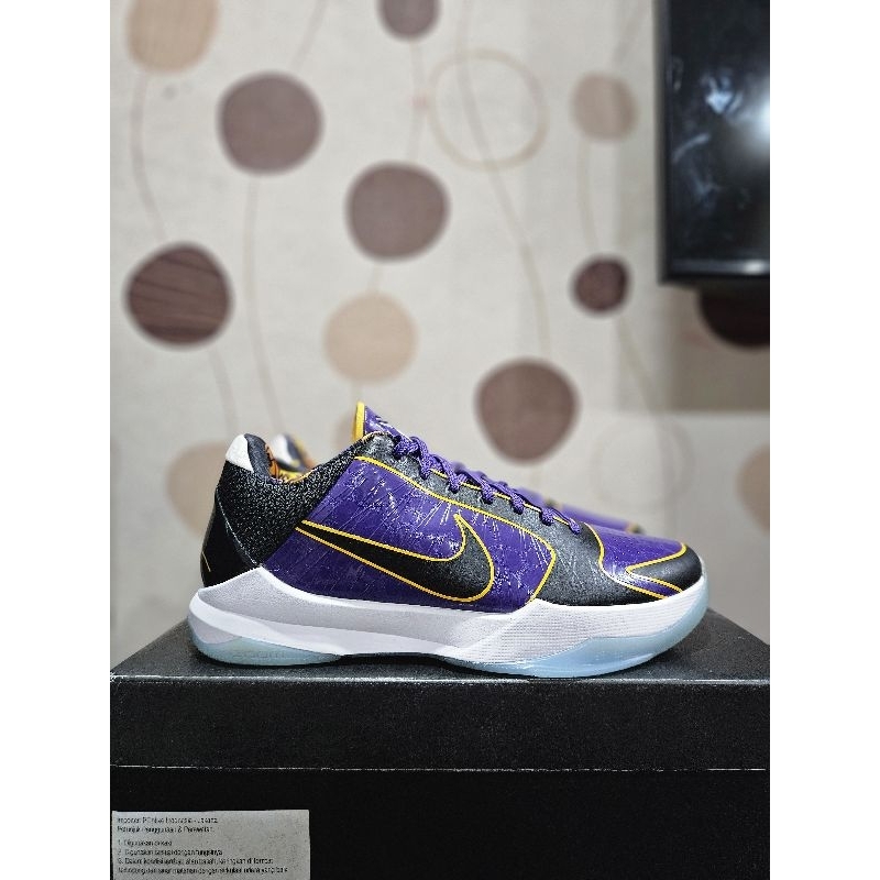 Kobe 5 Protro Lakers Original