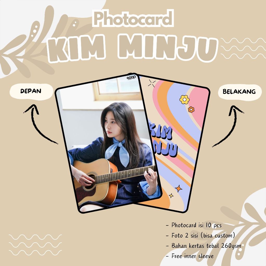(10 PCS) PHOTOCARD KIM MINJU