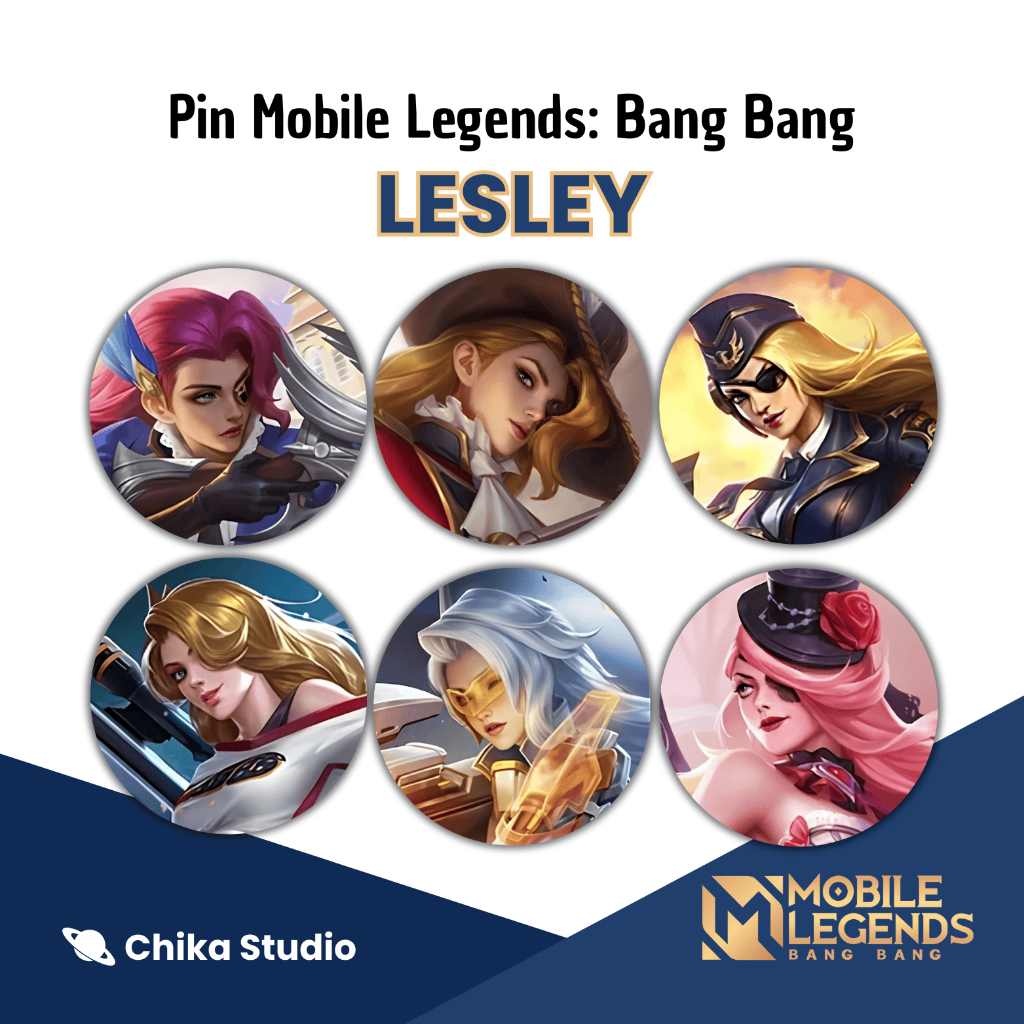 Pin Button Peniti Merchandise Mobile Legends: Bang Bang - Lesley