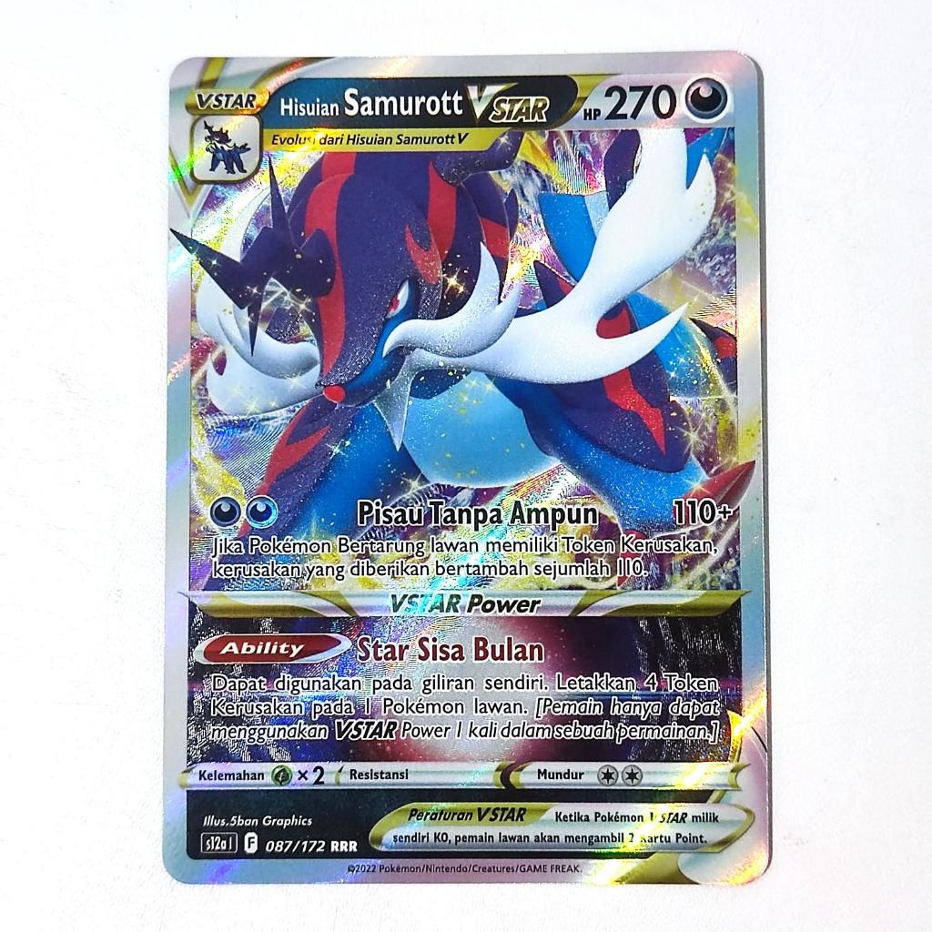 Hisuian Samurott VSTAR RRR 087/172 S12a - Kartu Pokemon Indonesia