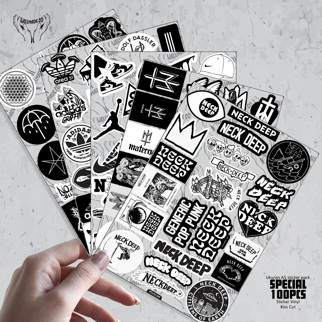 

Sticker Pack Isi 100Pcs Aesthetic SPECIAL Tumblr Helm Laptop BEST SELLER!!!
