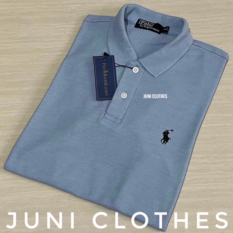 KODE P65N JUNI21Kaos Kerah Branded RALH LURENT  Polo Bordir terbaru OOTD Premium Quality