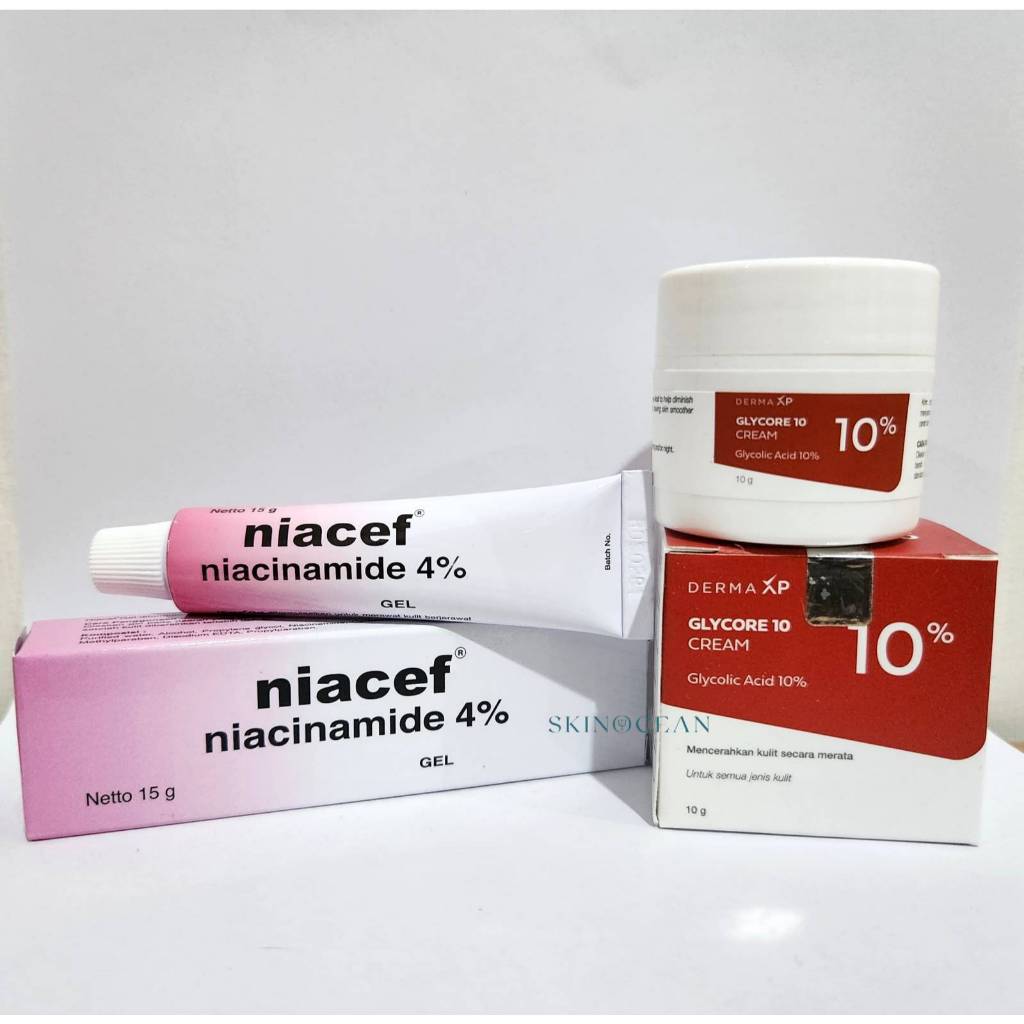 PAKET GLYCORE CR 10% + NIACINAMIDE GEL 4%