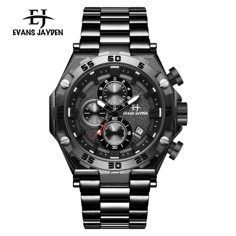 BUY 1 GET 1..JAM TANGAN PRIA WANITA ORIGINAL EVANS JAYDEN 9840
