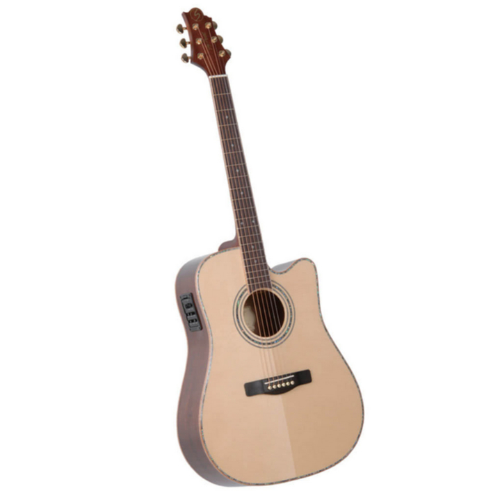 Gitar Akustik All Solid Greg bennett ASDMCE elektrik cutaway ASDM CE