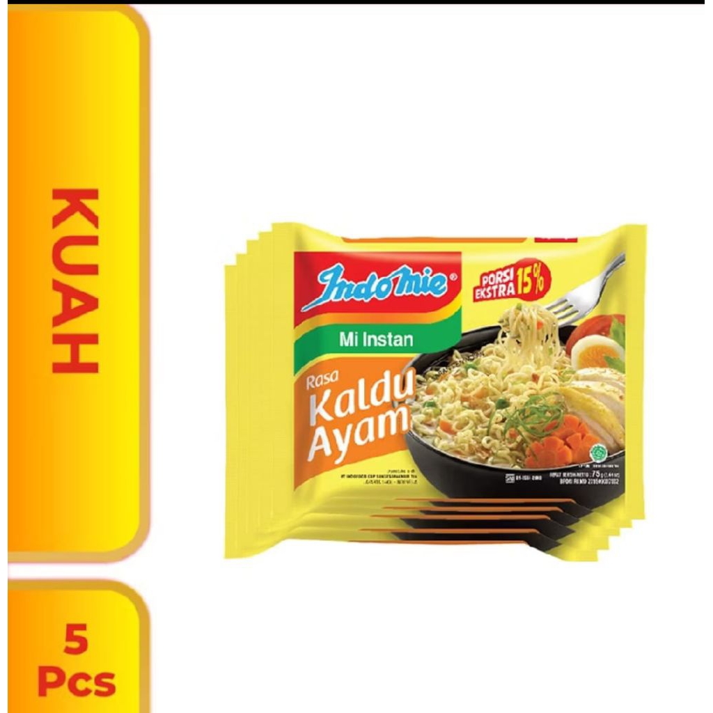 

indomie kuah rasa kaldu ayam isi 1pcs paling murah