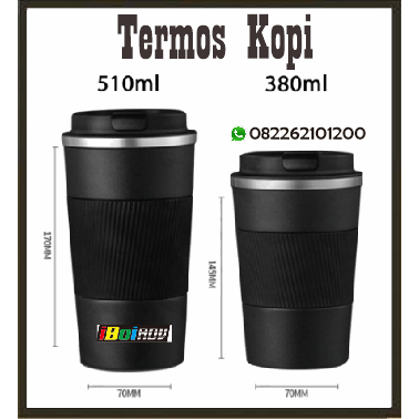 Mug/Gelas/Cangkir Kopi Stainless Custom