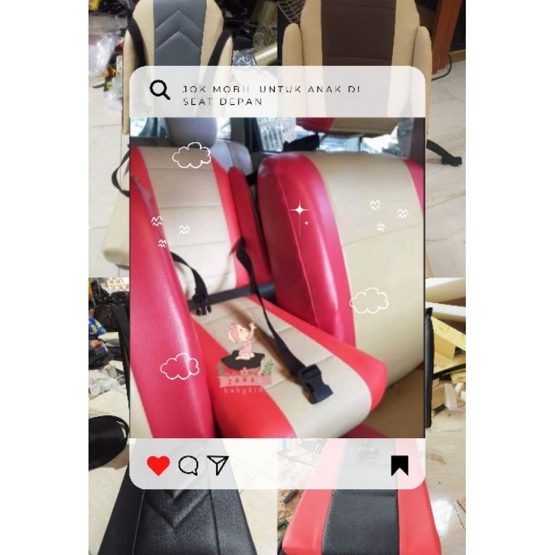 KODE B75F JOK MOBIL ANAK Jok tambahan untuk duduk anak di seat depan