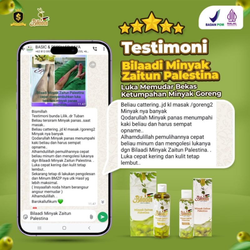 Biladi Minyak Zaitun Palestina