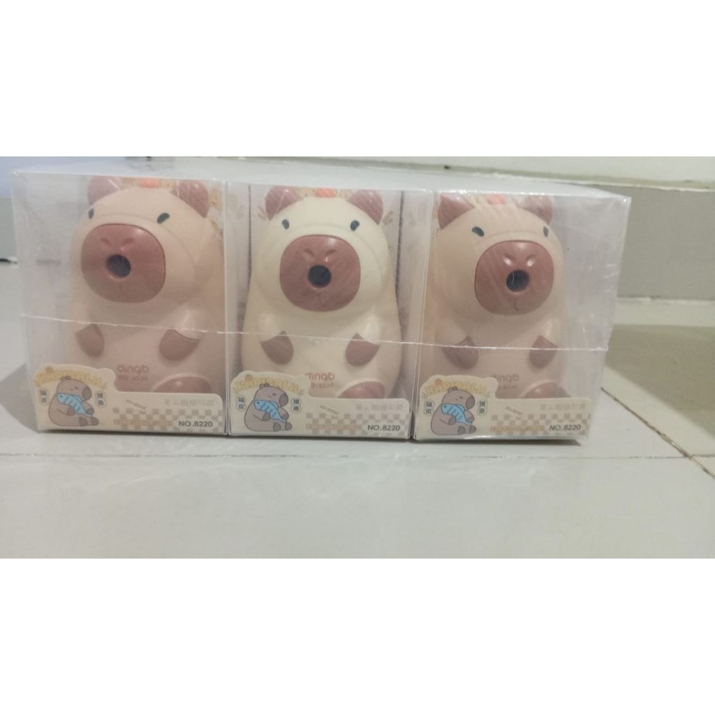 

Rautan Putar Capybara 1Pack 6pcs || Kapibara Sharpener