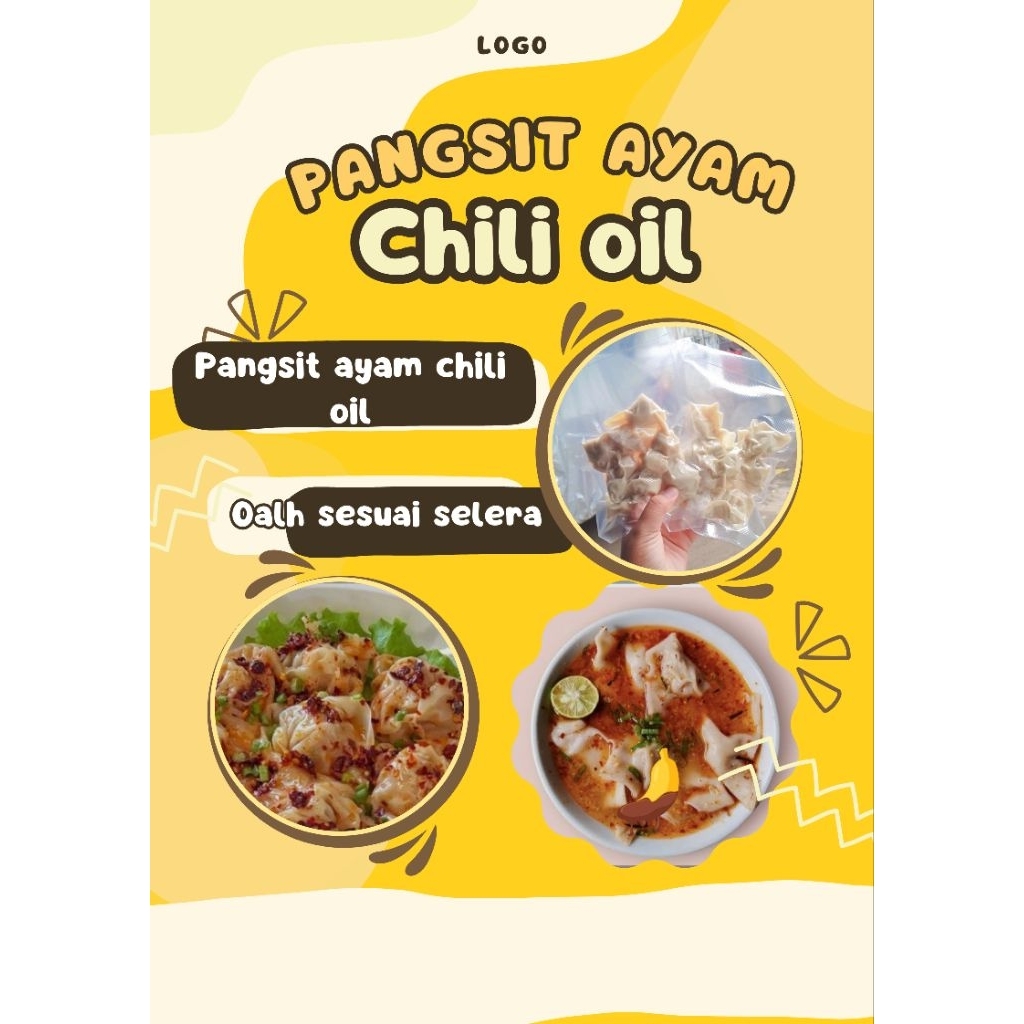 

RUMAH PUTIH MERCON//pangsit ayam chili oil
