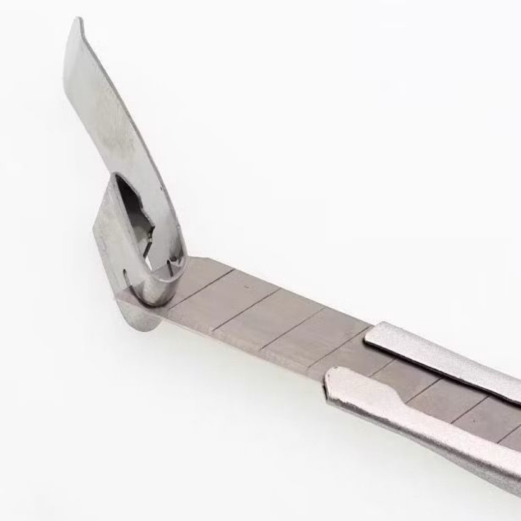 

Peso Cutter Besi Mini / Pisau Cutter Stainless / Cutter Stainless Cutter Renceng Termurah ART Knife Sharp Portable Mini Auto-lock PRECISION KNIFE
