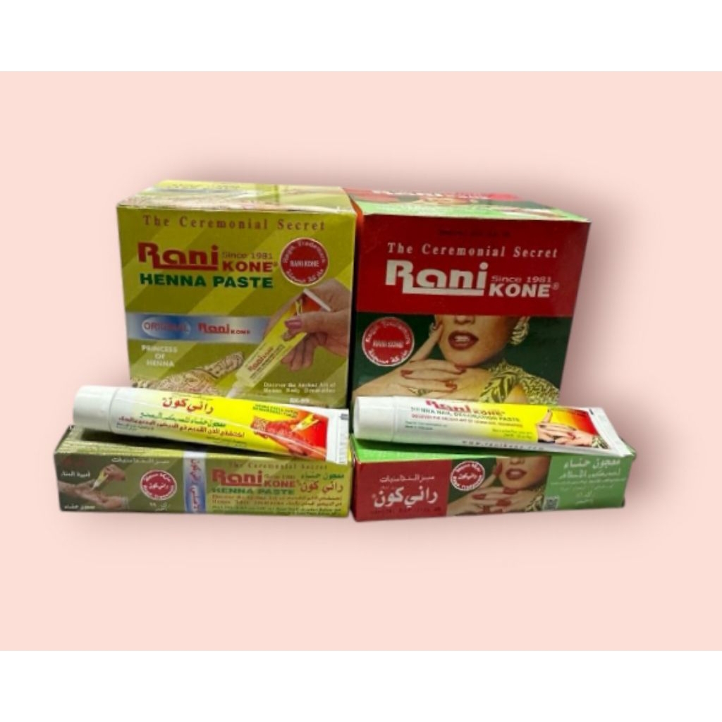 Rani kone rk-82 merah 30gr |Rani kone Henna paste rk-82 merah| bpom