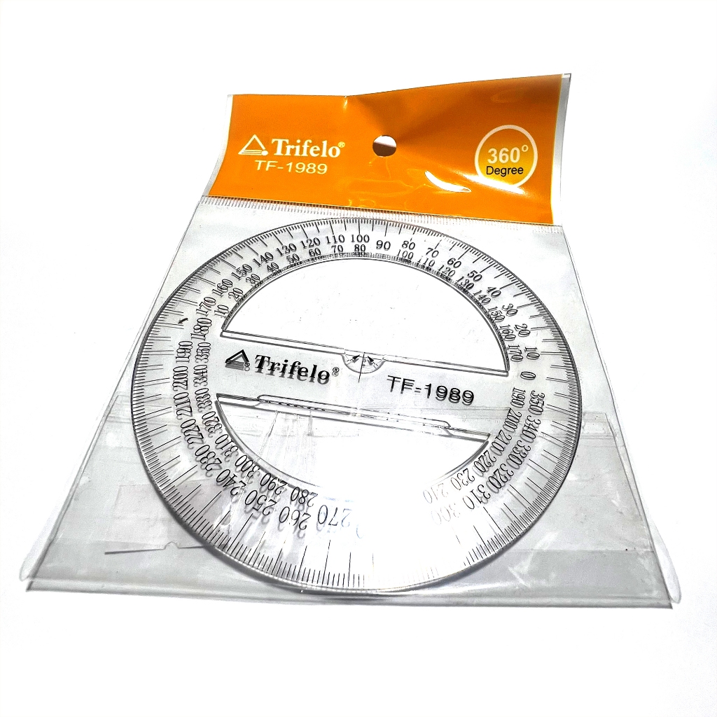

Penggaris Busur Derajat 360 Degree TF-1989 TRIFELO