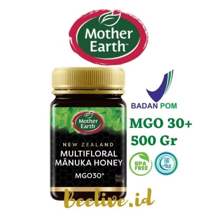 

QH Madu Mother Earth Manuka Honey MGO 30+ 500gr