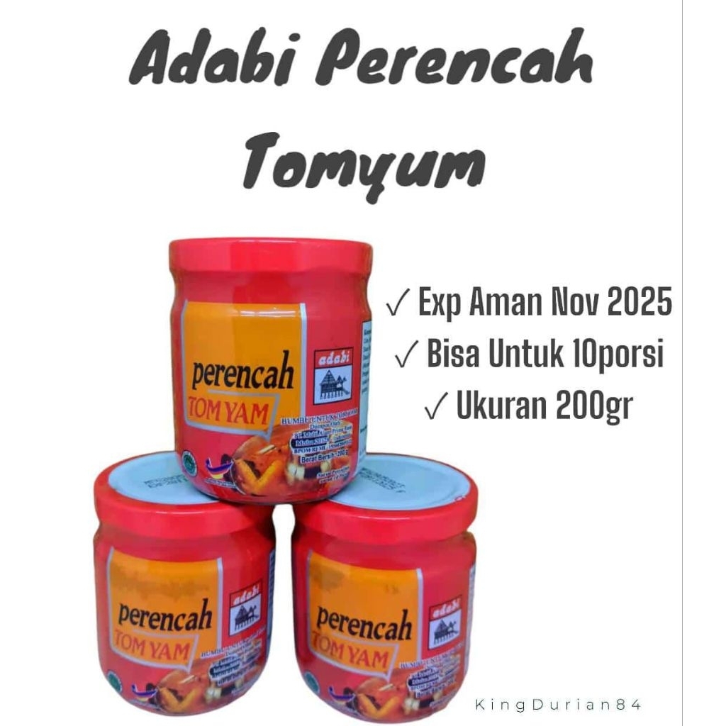 

Adabi Perencah Tomyum 200 gram
